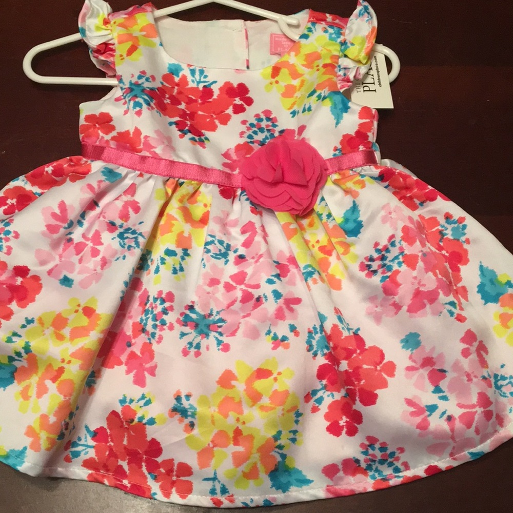 Floral Dress size 6-9 mon